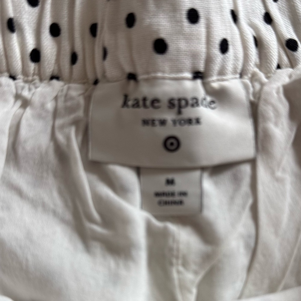 Kate Spade White Polka Dot Women's Shorts - Picture 3 of 3